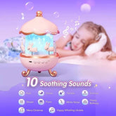 Rabbit Sky Night Light Projector for Kids – 360° Rotating Star Lamp with 6 Films, 5 Colors & Long-Lasting Rechargeable Battery